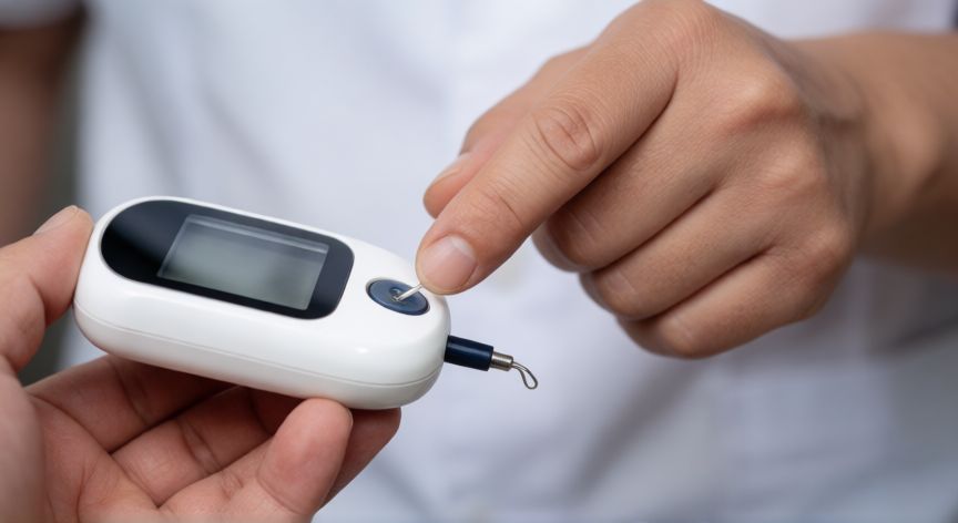 es mejor andar antes o despues de comer, Medición de glucosa en sangre después de una comida