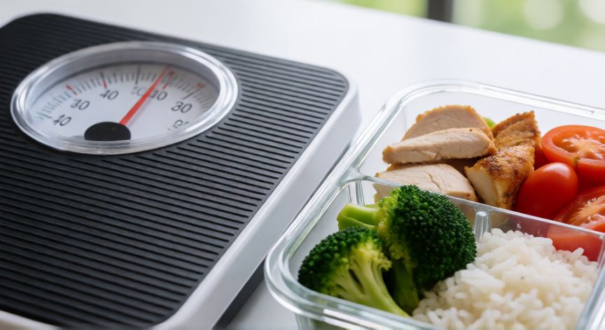 es mejor correr o hacer pesas para bajar de peso, Importancia de la dieta y el control del peso junto a comida saludable