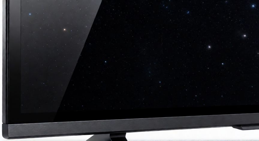 Pantalla OLED mostrando escenas oscuras con contraste infinito y negros puros