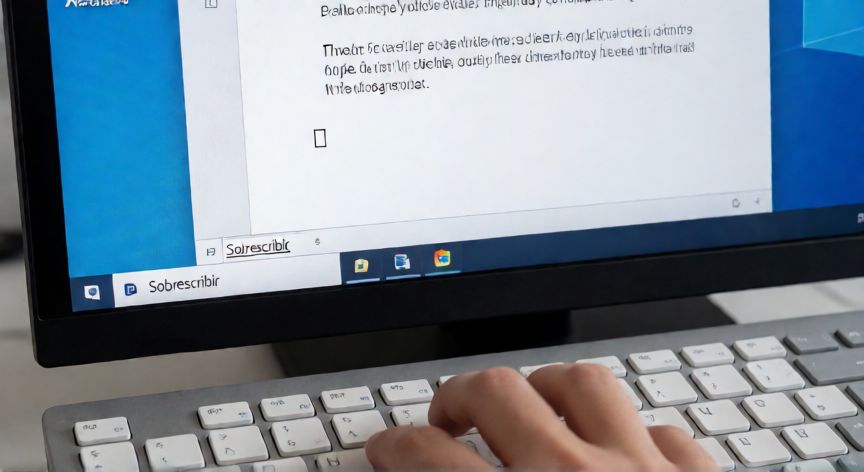 escribo en word y se me borra la letra de adelante, Pantalla de Word en modo sobrescribir con el cursor en rectángulo y la barra de estado mostrando 'Sobrescribir'