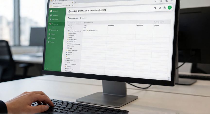 excel en gemini, Uso de comando Gemini en Google Sheets para generar gráficos desde datos tabulares