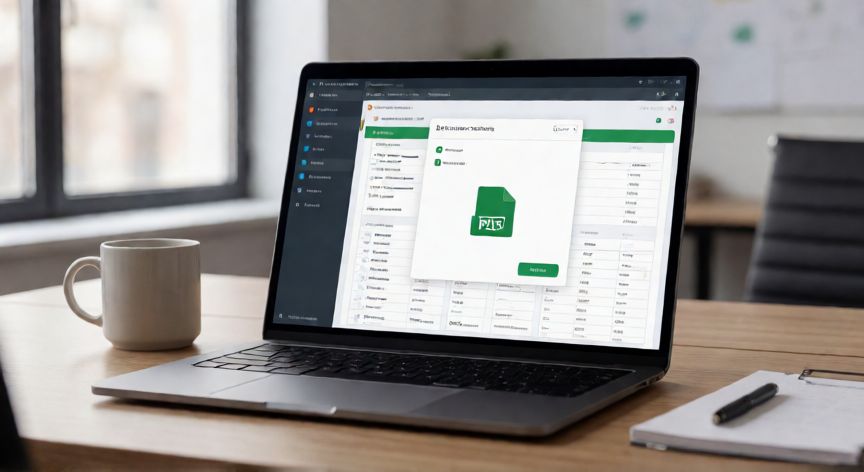 excel en tableau, Pantalla de Tableau conectándose a un archivo de Excel en una oficina