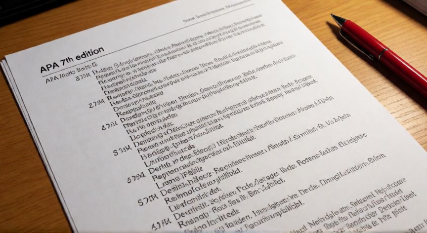 formato apa en word 7ma edición, Lista de referencias en formato APA 7ª edición con sangría francesa en documento impreso