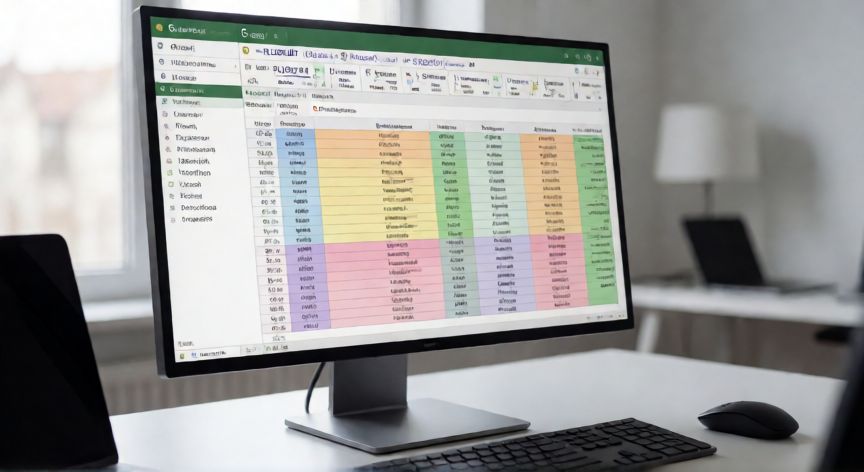 formulas en excel 365, Pantalla de Excel 365 mostrando fórmulas XLOOKUP y tablas dinámicas en un escritorio de oficina
