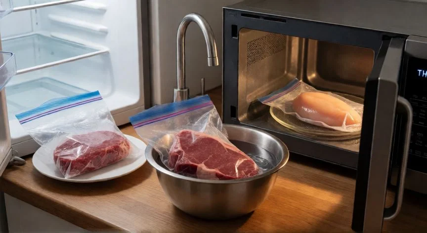 La mejor forma de descongelar carne: métodos seguros y efectivos