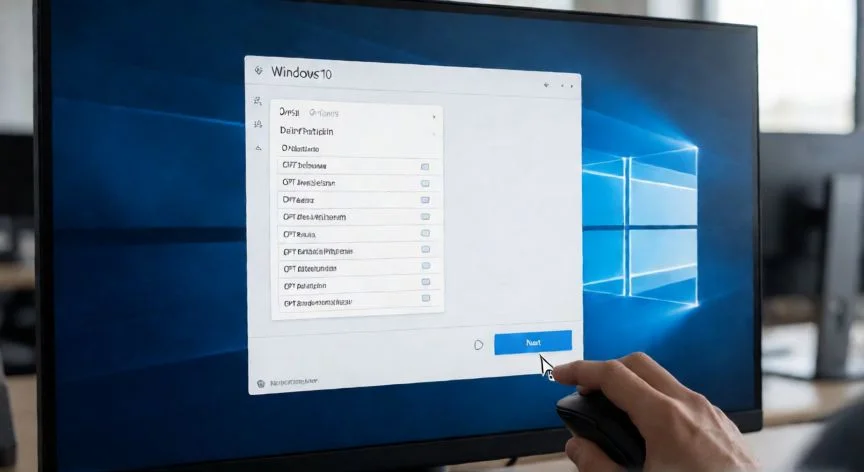 mejor forma de instalar windows 10, Pantalla de particionado GPT durante la instalación de Windows 10
