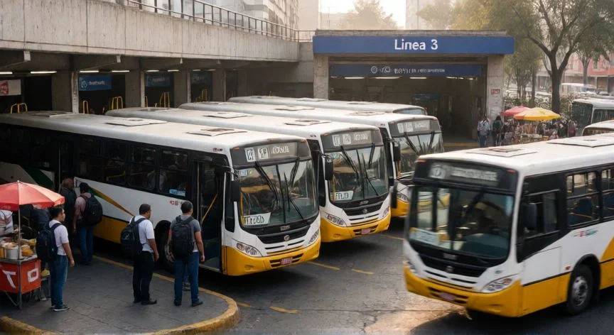 mejor forma de ir a xochimilco, Terminal de autobuses con rutas hacia Xochimilco en el sur de la Ciudad de México