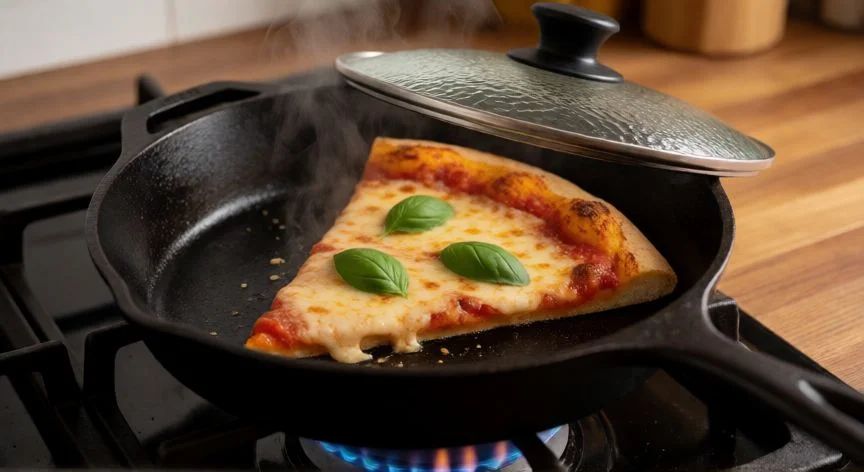 La mejor forma de recalentar pizza sin perder la crocancia