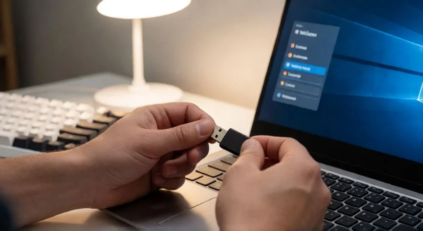 Creando un USB de instalación para reinstalar Windows en un portátil
