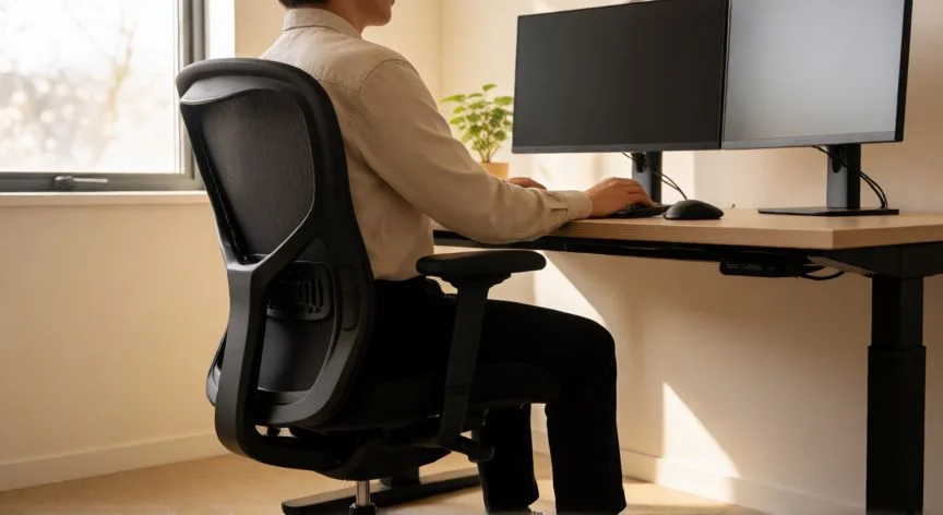La mejor forma de sentarse en la oficina: guía de ergonomía completa