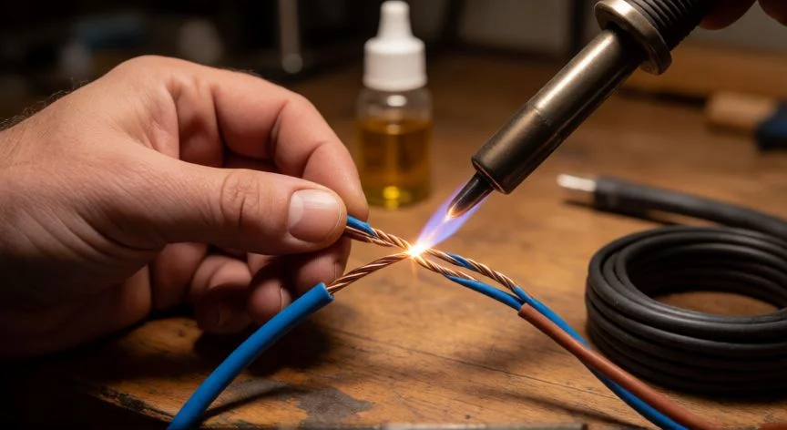 La mejor forma de unir dos cables de forma segura y duradera