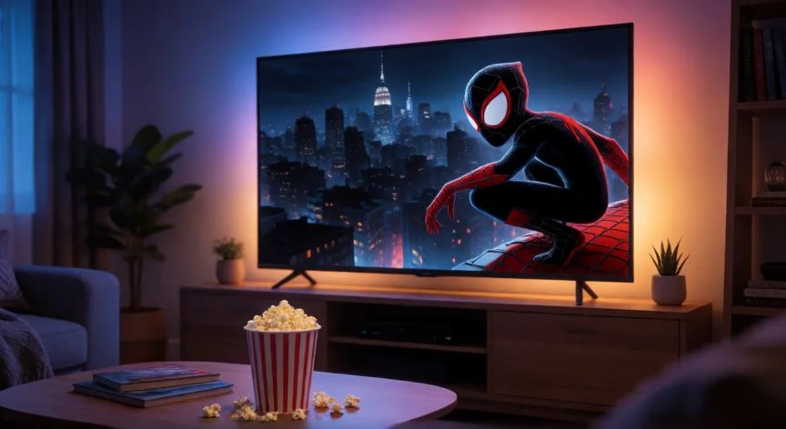 mejor forma de ver spider noir, Configuración de sala para ver Spider Noir en pantalla grande