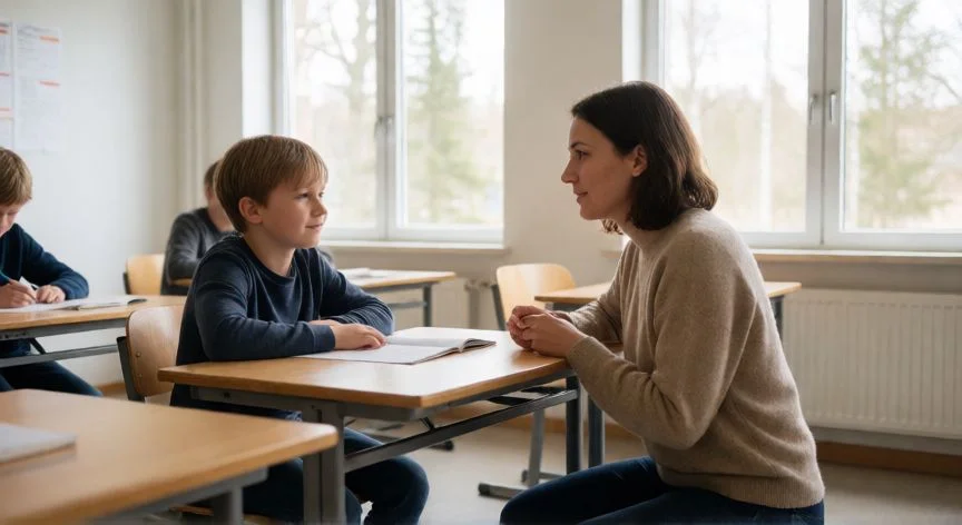 mejor pais con educacion, Aula moderna en Finlandia con enfoque en la confianza docente y el bienestar del alumno