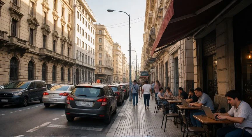 mejor país de latinoamérica para vivir 2025, Vida urbana y económica vibrante en Buenos Aires, Argentina