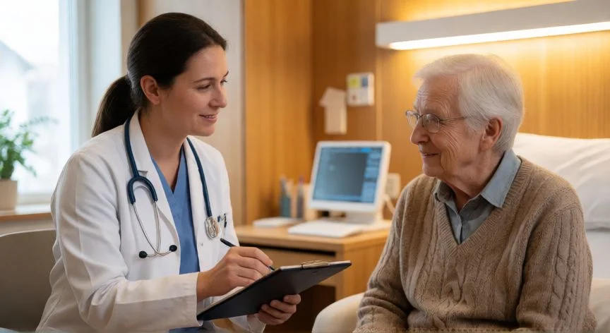 mejor pais en medicina, Consulta médica en un centro de salud en Suecia