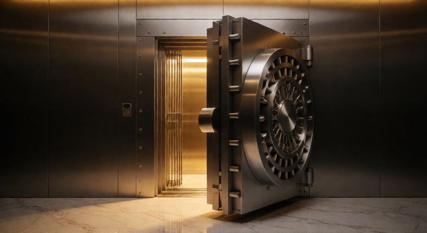Bóveda bancaria de seguridad en Singapur para la preservación de capital financiero