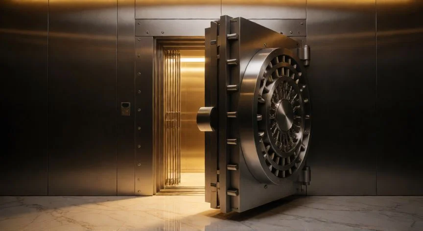 Bóveda bancaria de seguridad en Singapur para la preservación de capital financiero