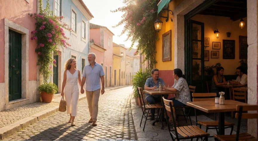 Jubilados paseando en calles europeas y cafeterías mexicanas