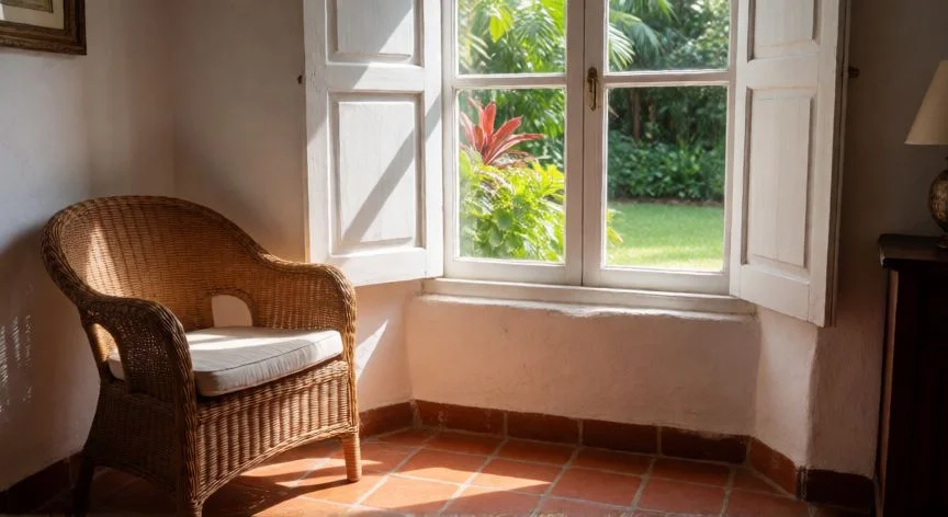 mejor país para vivir un jubilado español, Interior luminoso de una residencia en México ideal para jubilados