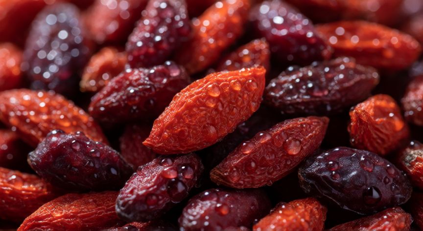 mejor producto natural para bajar la tensión, Arándanos de Nueva Zelanda con gotas de rocío, fuente natural de antocianinas