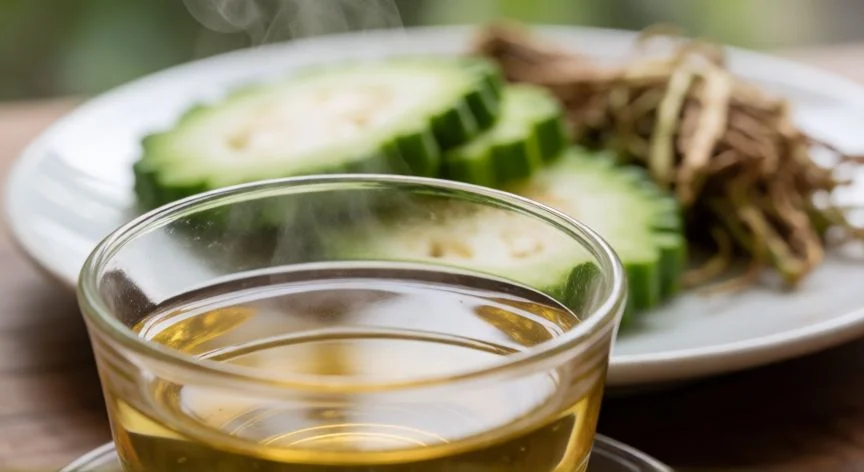 mejor producto natural para limpiar el higado, Té herbal desintoxicante con diente de león y hierbas amargas