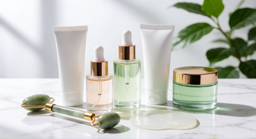 mejor producto para bolsas de ojos, Colección de productos de cuidado facial para el contorno de ojos