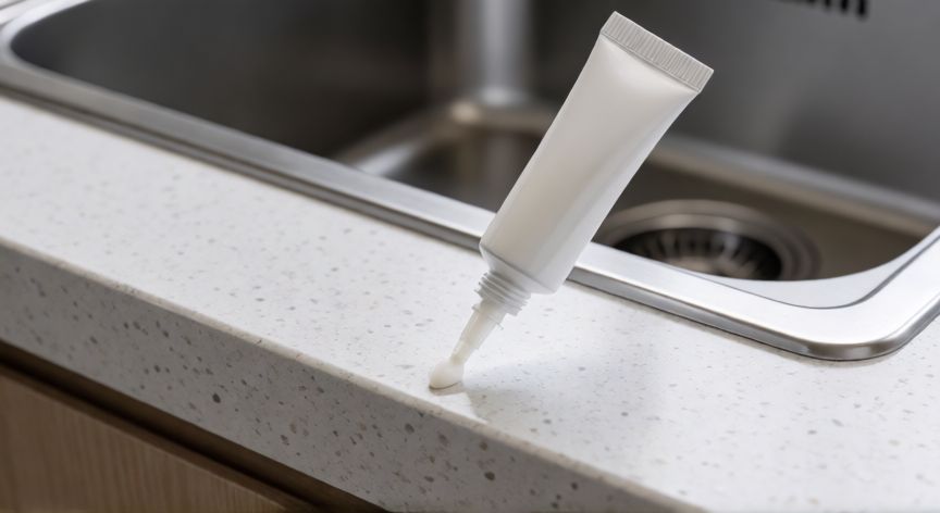 mejor producto para cucarachas, Aplicación de gel insecticida para cucarachas en la cocina