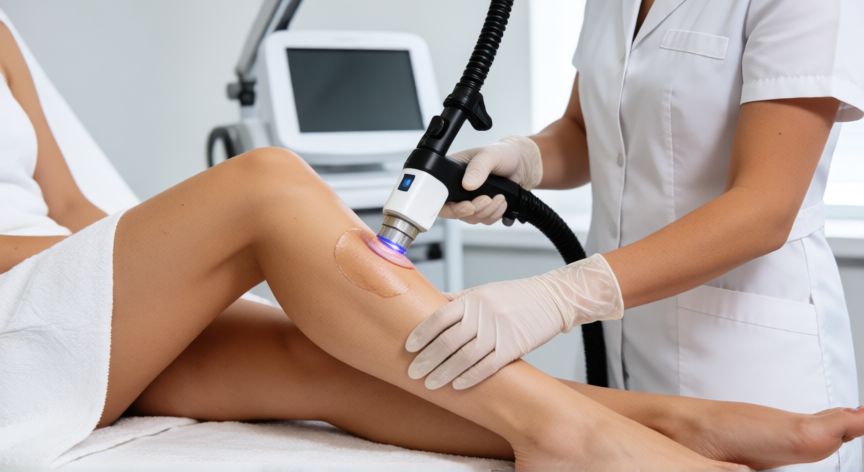 mejor producto para depilar zona intima, Sesión de depilación láser en clínica dermatológica especializada