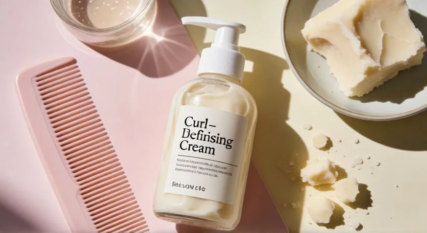 mejor producto para fijar rizos, Productos de cuidado capilar para rizos con ingredientes naturales como manteca de karité