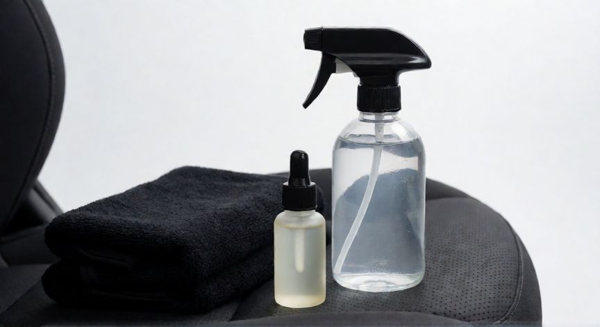 mejor producto para limpiar el salpicadero del coche, Productos de limpieza y protección para el interior del coche sobre el asiento