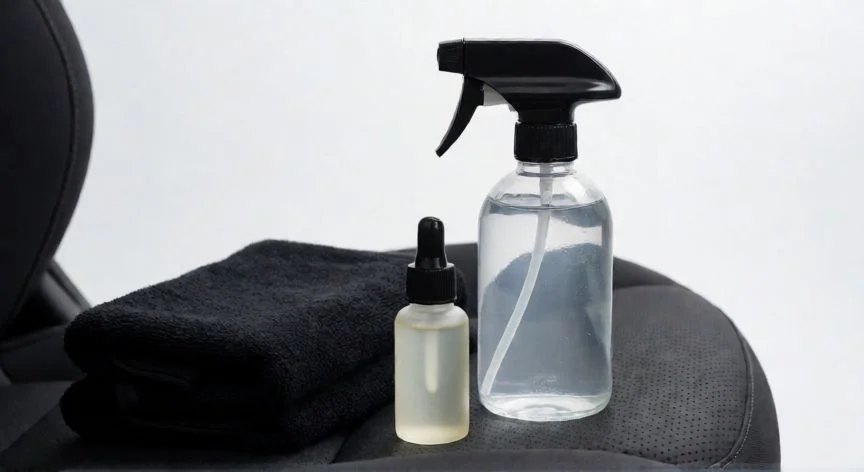 mejor producto para limpiar el salpicadero del coche, Productos de limpieza y protección para el interior del coche sobre el asiento