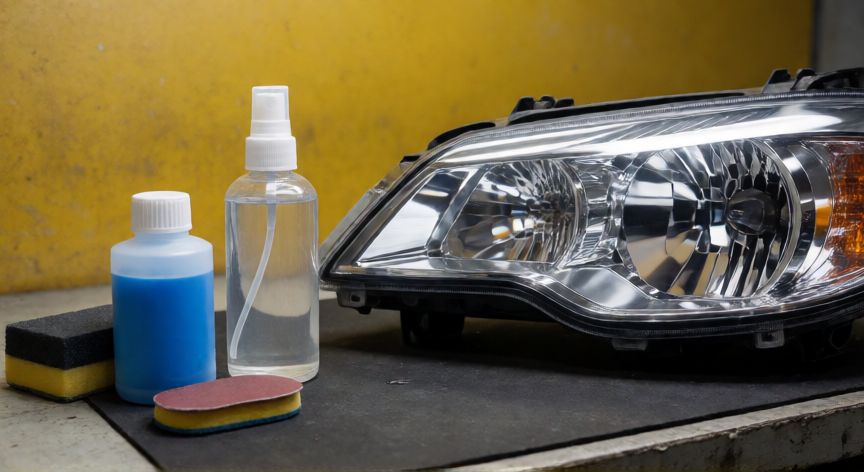 mejor producto para limpiar faros, Kit de restauración de faros con resina y sellador