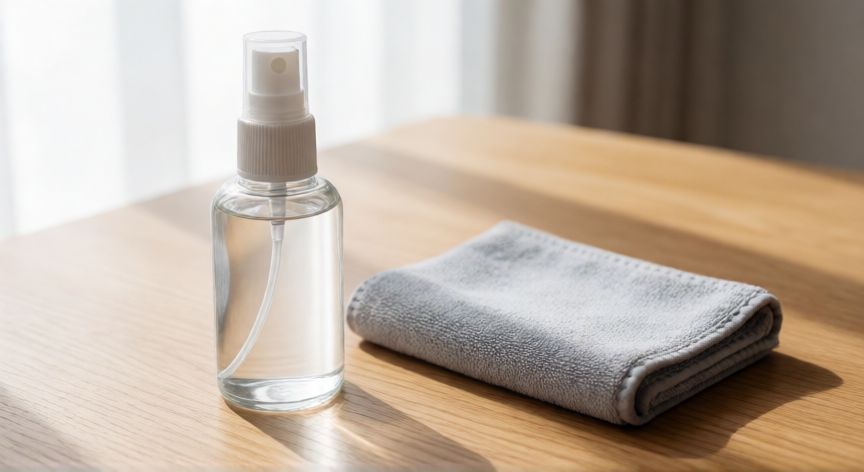 mejor producto para limpiar gafas, Spray limpiador para gafas y paño de microfibra