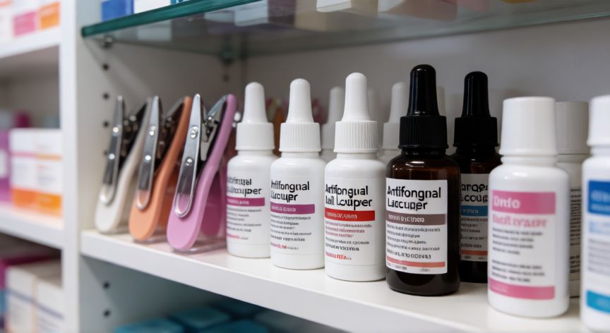mejor producto para uñas amarillas, Productos de farmacia para el tratamiento de uñas y hongos ungueales