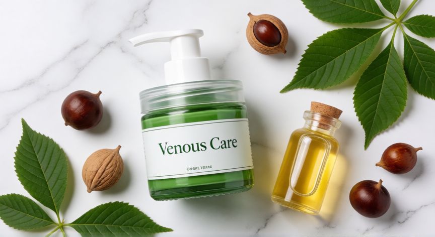 mejor producto para varices, Cremas y suplementos naturales con extracto de castaño de Indias para la salud venosa