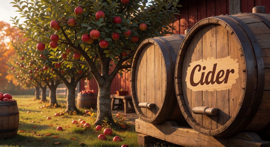 mejor producto para vender stardew valley, Árboles de manzana y barriles de cider en otoño en Stardew Valley