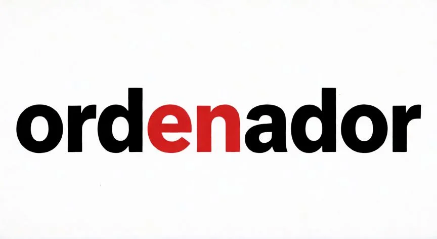 Ordenador: una palabra aguda sin tilde