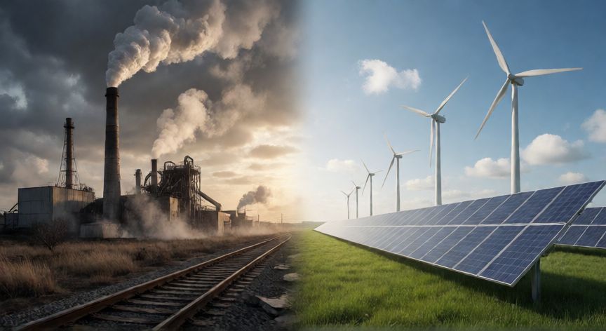 para que ahorrar energia electrica, Comparativa del impacto ambiental de la energía fósil frente a las renovables