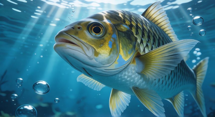 por qué los animales tienen diferentes formas de respiración, pez con branquias respirando bajo el agua