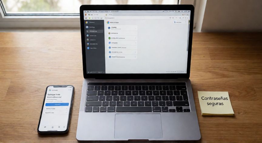 porque google borro mis contraseñas guardadas, Sincronización de contraseñas entre móvil y ordenador con la cuenta de Google activa en ambos dispositivos