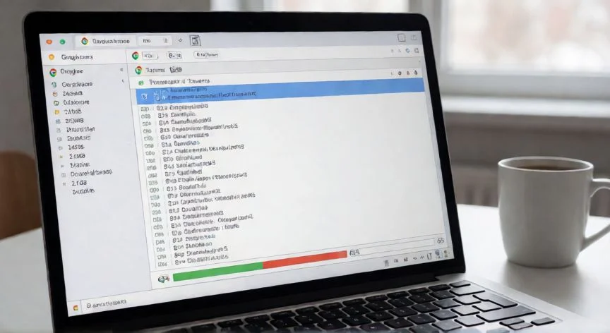 Gestor de tareas de Windows mostrando múltiples procesos de Chrome consumiendo RAM