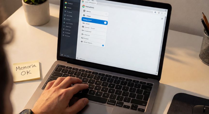 porque google chrome consume tanta memoria, Activando el modo Economía de memoria en la configuración de Chrome