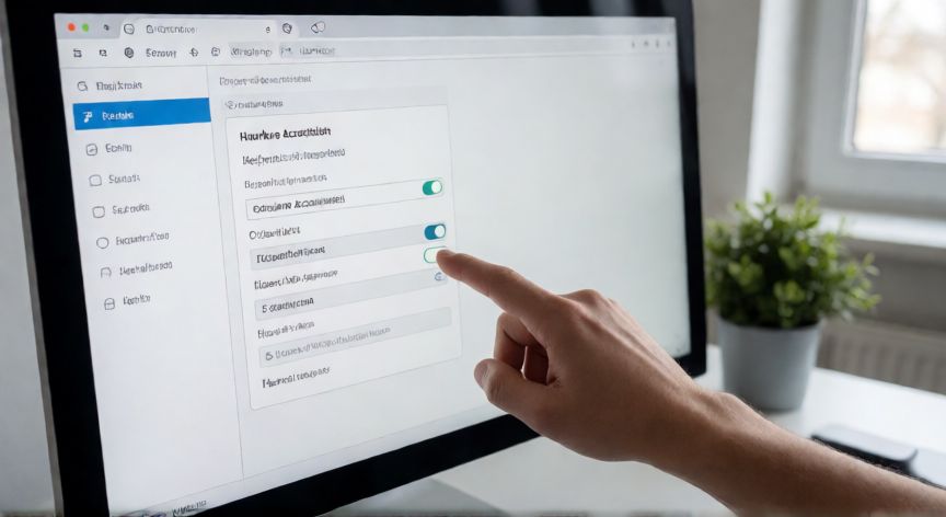 porque google chrome va lento, Pantalla mostrando las opciones de aceleración por hardware en la configuración de Chrome