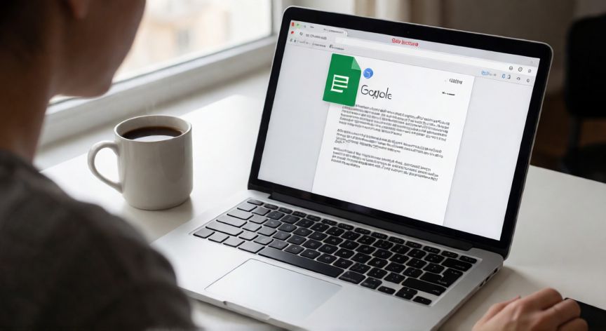 Persona frustrada intentando escribir en Google Docs que muestra modo solo lectura
