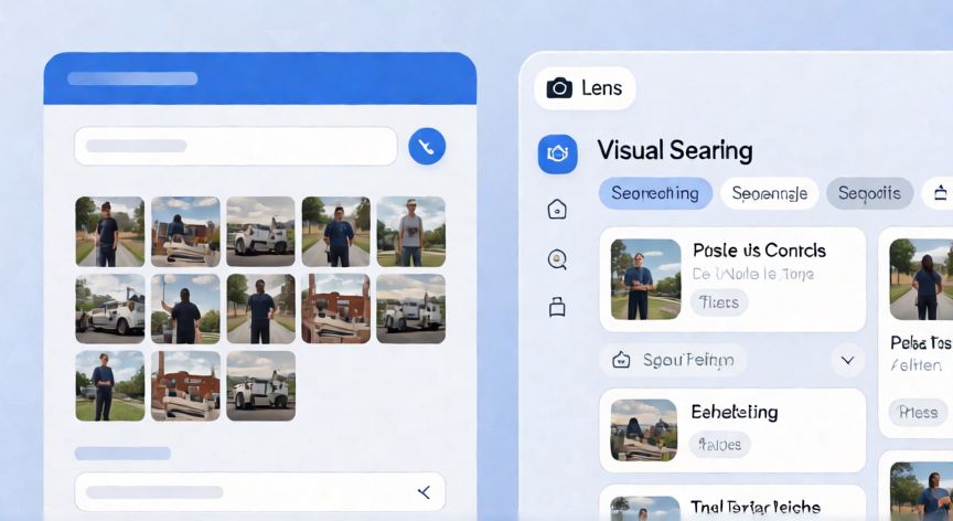 porque google imagenes cambio, Comparación visual entre la interfaz antigua de Google Imágenes y la versión moderna con IA y Lens