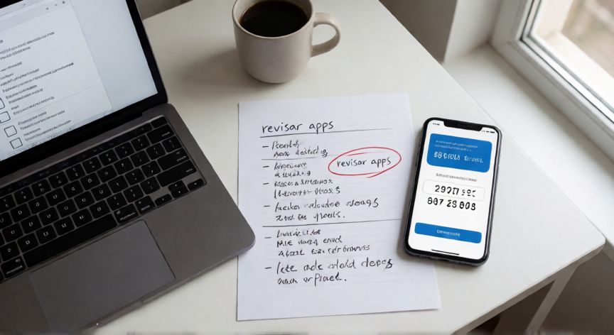 porque google suspende mi cuenta, Mesa de trabajo con portátil mostrando lista de verificación de seguridad y teléfono con código de autenticación de dos pasos