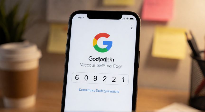 porque google verifica mi numero, Pantalla de móvil mostrando la verificación de número de teléfono en una cuenta de Google
