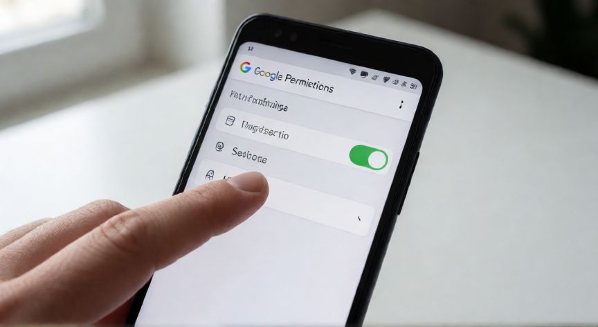 porque ok google no funciona, Configuración de permisos de micrófono en la app Google activados en un teléfono Android
