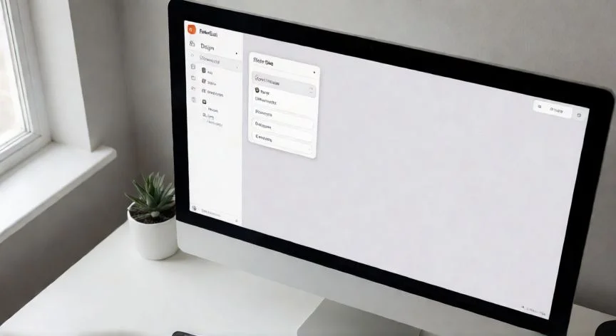 Pantalla de PowerPoint mostrando la configuración de tamaño de diapositiva en modo portrait