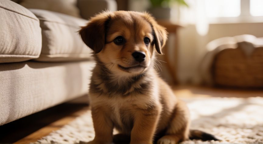 primeiros cuidados cachorro filhote, Cachorro filhote adaptandose en su nuevo hogar